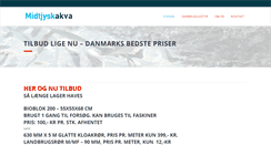 Desktop Screenshot of midtjysk-aqua.dk